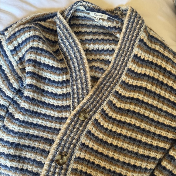 Striped Madewell Cardigan - Picture 2 of 3